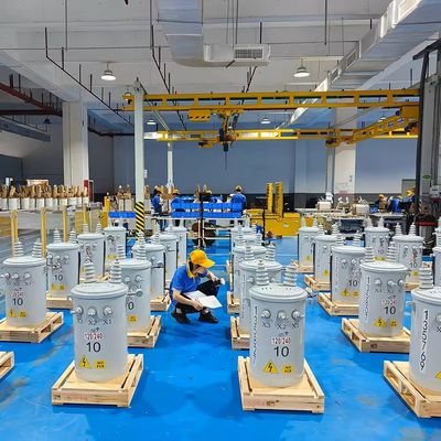 TOROIDALE Struttura a bobina 100kVA 150kVA Transformatore monofase a bassa perdita riempito di olio