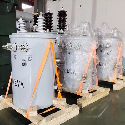 120V 240kV monofase TOROIDALE Trasformatore pieno di olio 5kva 2 fase per palo montato