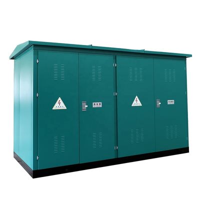 200KVA 315KVA 400KVA Fino a 2,5 MVA Combinazione all'aperto Trasformatore di distribuzione di energia compatta Sottostazione 6.6KV 11KV 33KV
